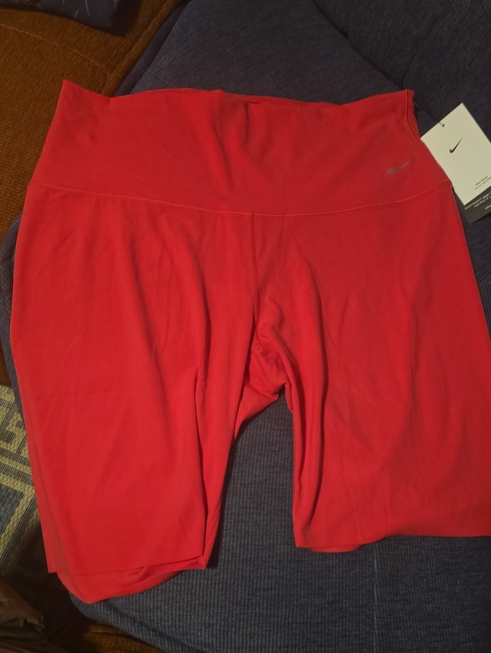 Nike Women's Bright Pink High-Waist Bike Shorts